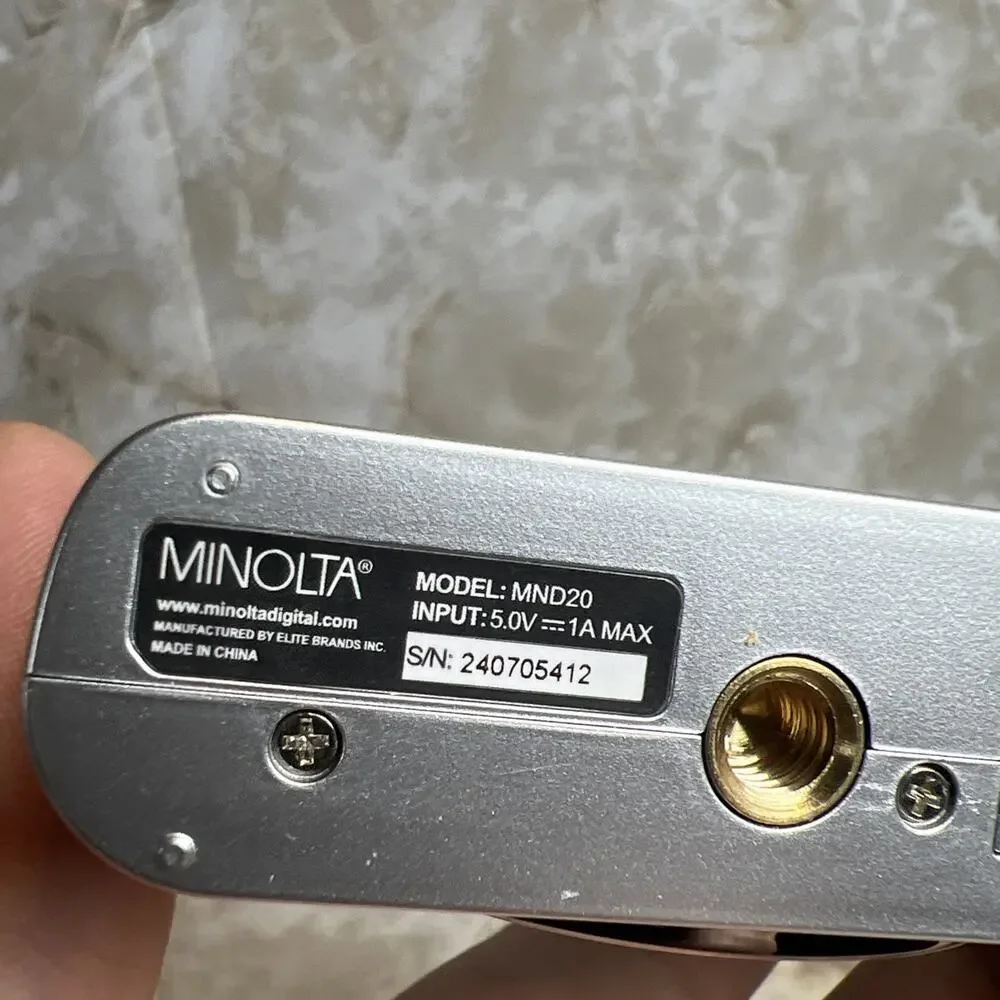 Minolta MND20 44MP Digital Camera 2.7K Ultra HD Video 16X Zoom Tested Working